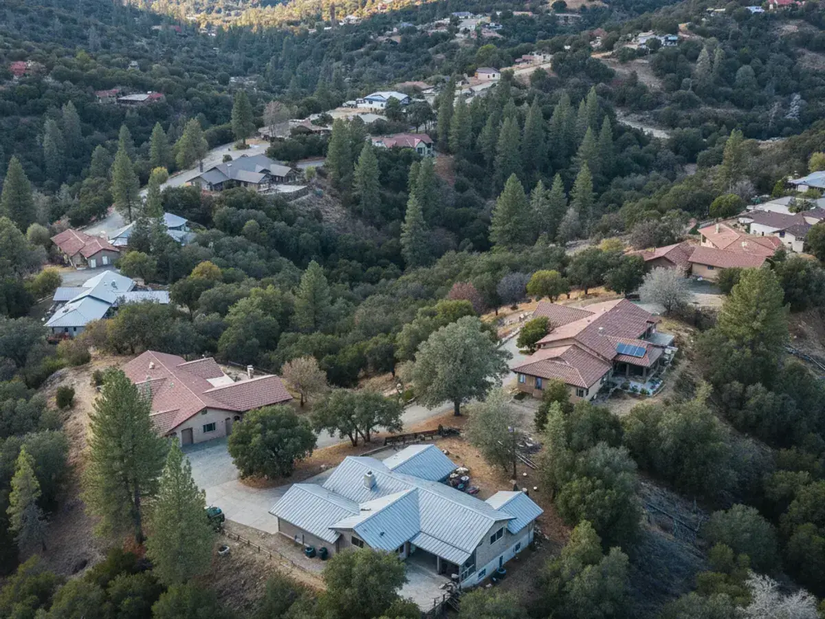 Backcountry San Diego County neighborhood near Crest