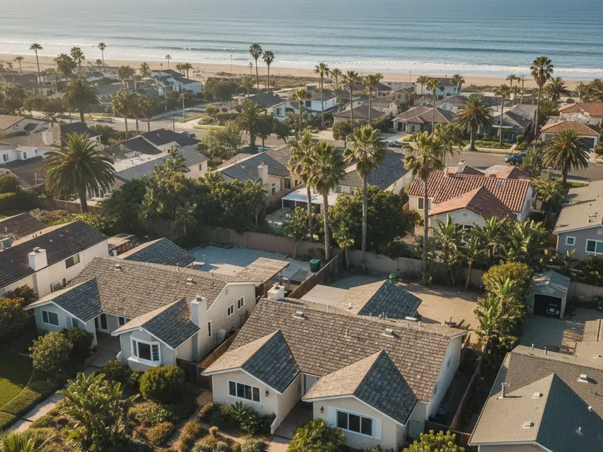 Coastal San Diego County neighborhood near Pacific Beach