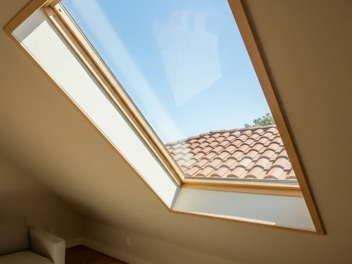 Skylights detail work on a Camp Pendleton, CA home